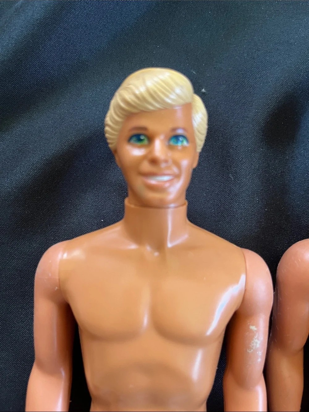 2 Vtg 80s ? Mattel Blonde KEN Dolls Naked Barbie Boyfriend *READ*